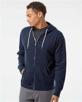 Unisex Lightweight Full-Zip Hooded Sweatshirt - AKD Ink