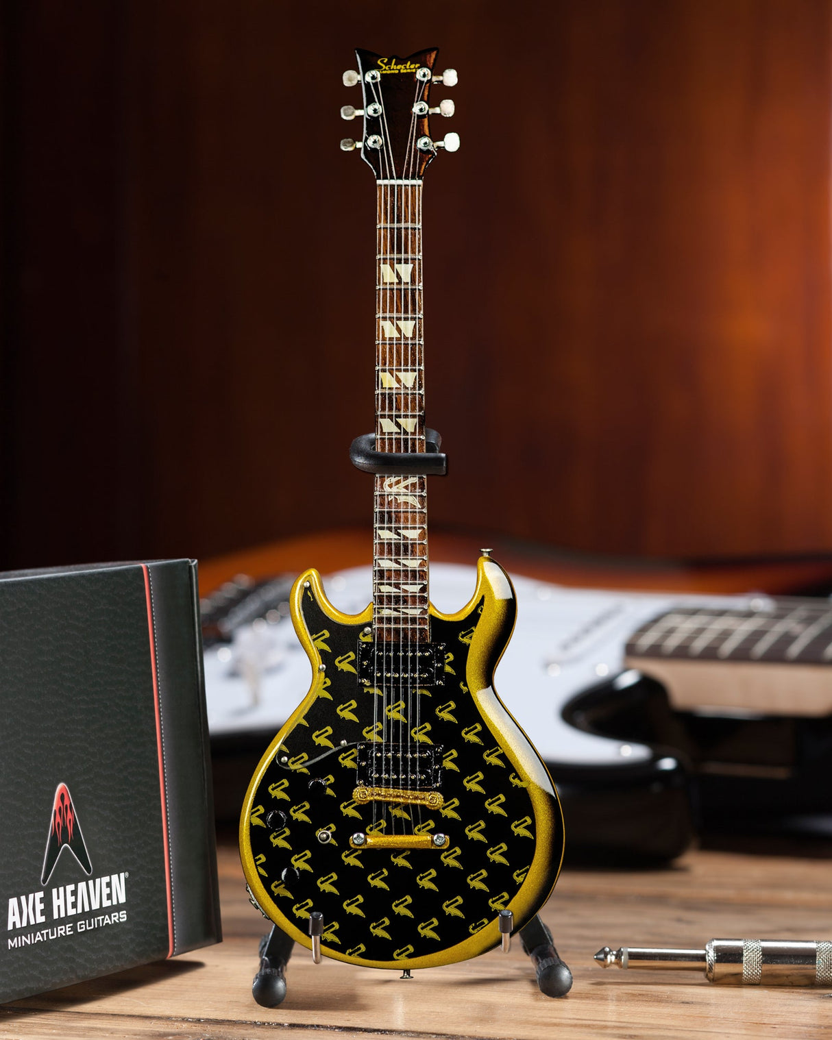 Officially Licensed Zacky Vengeance Blade Schecter Mini Guitar from Avenged Sevenfold