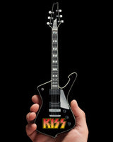 Officially Licensed KISS® Logo Paul Stanley Iceman Miniature Guitar Model