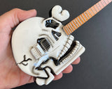 Official B.C. Rich® Custom Skull Miniature Guitar Replica - C.C. DeVille - Poison