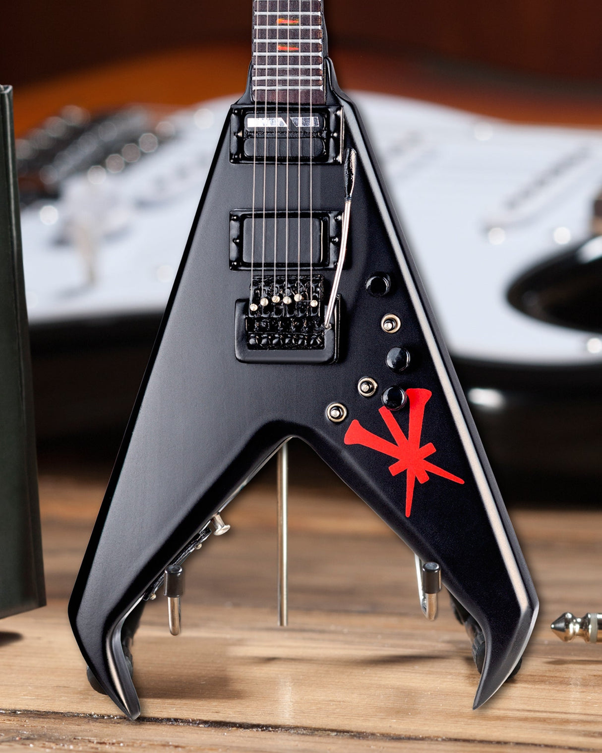 Kerry King Dean USA V Limited Edition Custom Mini Guitar - Officially Licensed