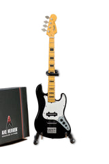 Geddy Lee Fender™ Jazz Bass™ with Black Inlays Miniature Bass Guitar Replica - Officially Licensed
