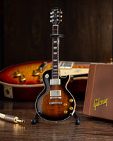 Gibson Les Paul Traditional Tobacco Burst 1:4 Scale Mini Guitar Model