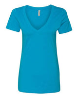 Women’s CVC Deep V-Neck T-Shirt