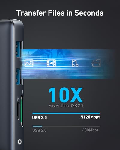 Anker <b>553</b> USB-C Hub (8-in-1)-AKD Ink