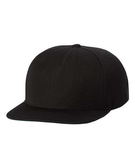 Premium Five-Panel Snapback Cap-AKD Ink