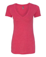 Women’s Triblend Deep V-Neck T-Shirt