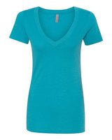 Women’s CVC Deep V-Neck T-Shirt