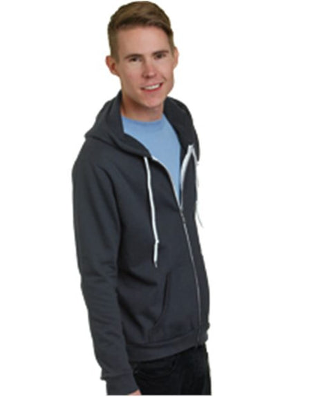 Unisex USA-Made Full-Zip Fleece HoodedSweatshirt - AKD Ink