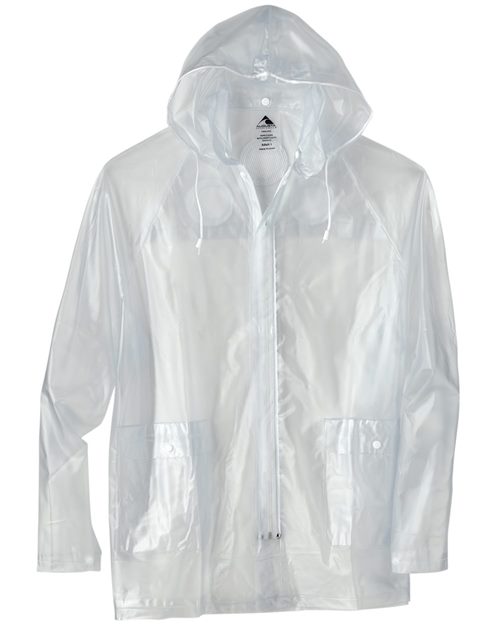 Men's Clear Hooded Rain Jacket - AKD Ink