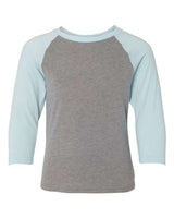 Youth CVC Three-Quarter Sleeve Raglan T-Shirt