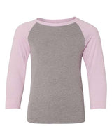 Youth CVC Three-Quarter Sleeve Raglan T-Shirt