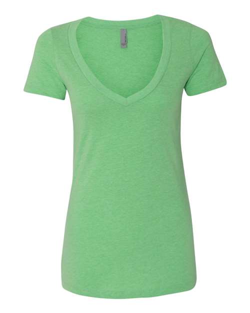 Women’s CVC Deep V-Neck T-Shirt