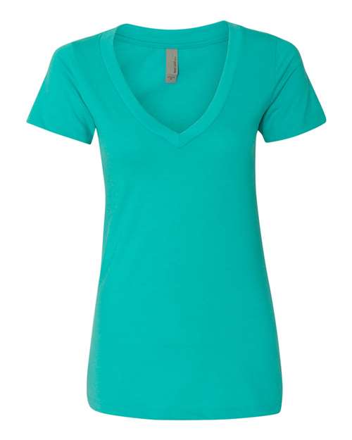 Women’s CVC Deep V-Neck T-Shirt