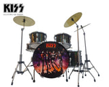 KISS® DESTROYER ALBUM Tribute Mini Drum Set Replica Collectible - 1:4 Scale Model