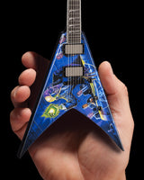 Licensed MEGADETH - Dave Mustaine Signature V Rust In Peace Mini Guitar