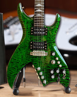 Official B.C. Rich® Bich Green Miniature Guitar Replica Collectible