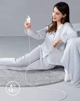 Anker 641 USB-C to Lightning Cable in silicone, 3 ft length, showing the flexible, durable cable with connectors at both ends.