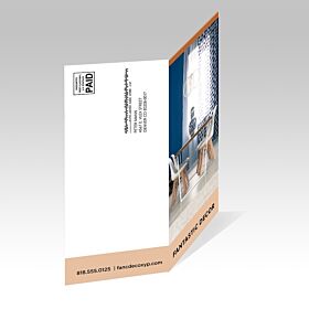 Direct Mail Half Fold Flyers and Brochures printed by AKD Ink