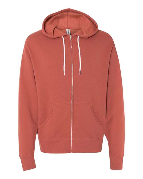 Unisex Lightweight Full-Zip Hooded Sweatshirt - AKD Ink