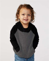 Toddler Special Blend Hooded Raglan Sweatshirt - AKD Ink
