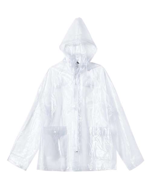 Men's Clear Hooded Rain Jacket - AKD Ink