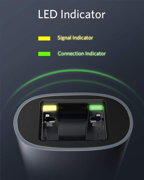 Anker PowerExpand USB-C to Gigabit Ethernet Adapter connected to a laptop, providing fast wired internet connection.