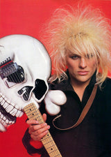 Official B.C. Rich® Custom Skull Miniature Guitar Replica - C.C. DeVille - Poison