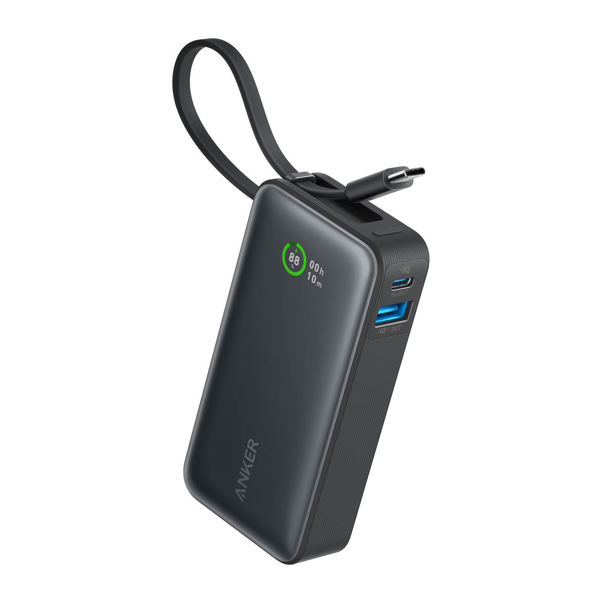 Anker Nano Power Bank (30W, Built-In USB-C Cable) - AKD Ink