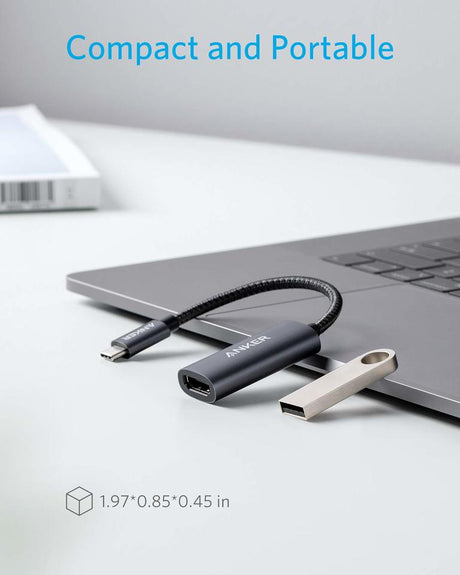 Anker 310 USB-C Adapter for charging with 4K HDMI output, compact design, used for connecting devices to HDMI displays