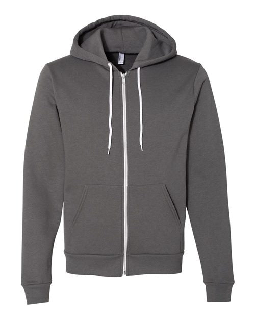 Unisex USA-Made Flex Fleece Full-Zip Hoodie Sweatshirt - AKD Ink