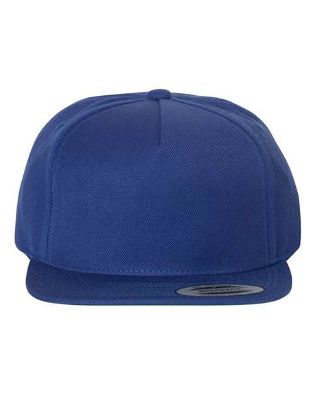 Premium Five-Panel Snapback Cap-AKD Ink