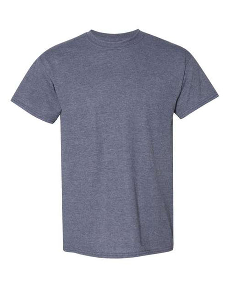 Gildan 100 white T-shirts stacked, promotional deal image showing bulk pack of 100 shirts for $499.