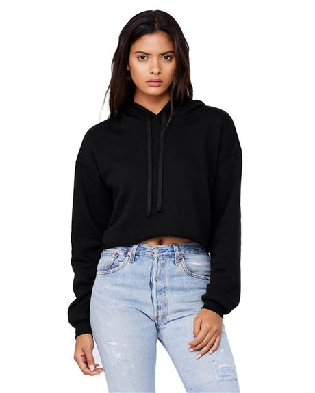Women's Crop Fleece Hoodie Sweatshirt - AKD Ink
