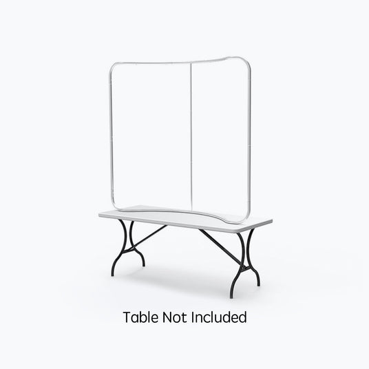 6ft Curve Tension Fabric Display Hardware Only