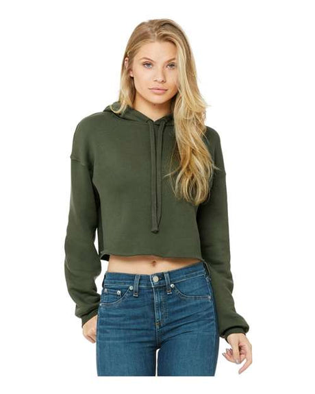 Women's Crop Fleece Hoodie Sweatshirt - AKD Ink