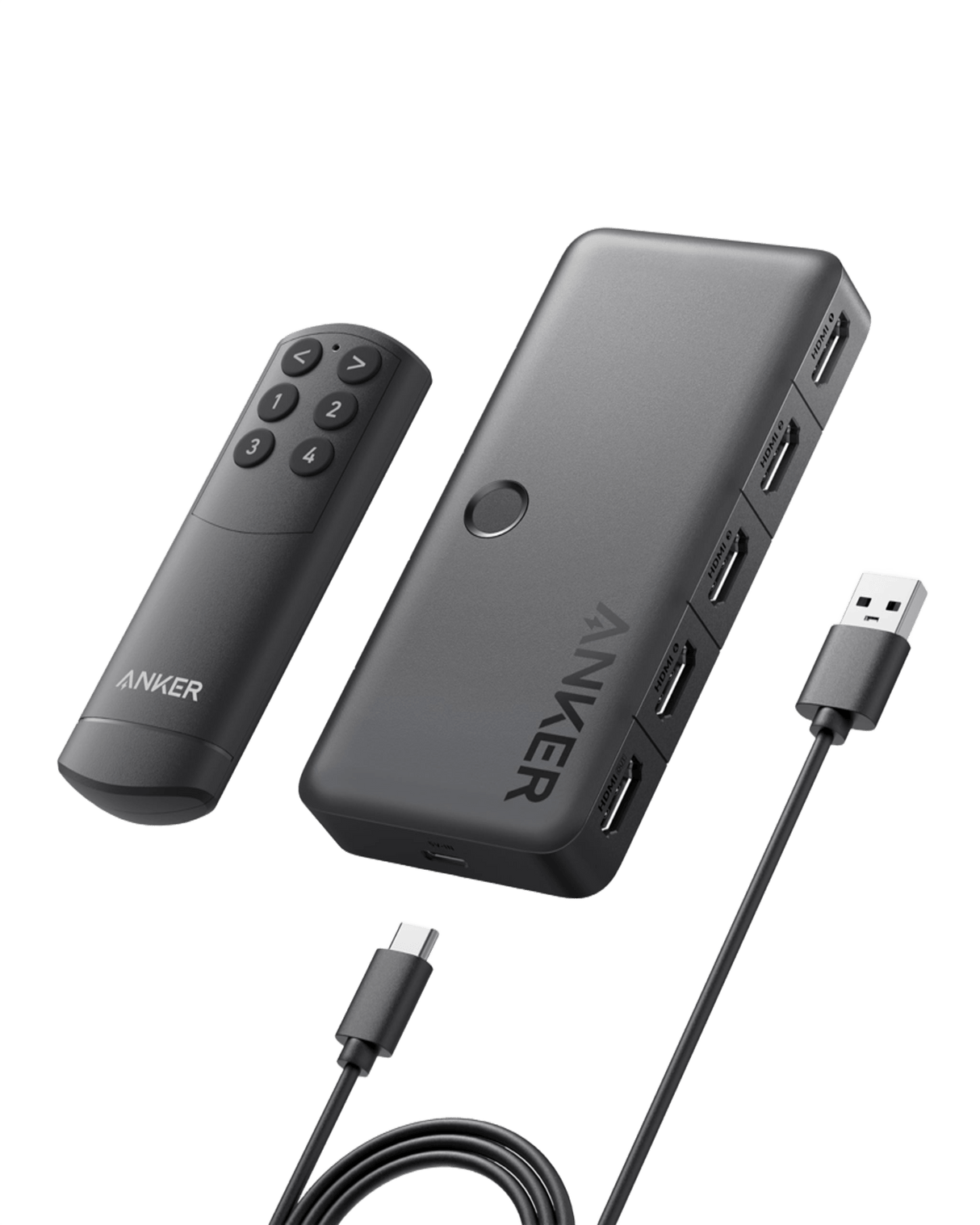 Anker HDMI Switch (4 in 1 Out, 4K HDMI) - AKD Ink