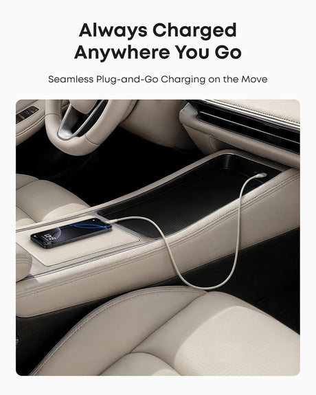 Anker upcycled braided USB-A to USB-C cable in 3 ft or 6 ft length, featuring durable, woven design for fast charging and data transfer.
