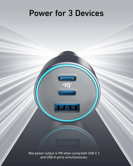 Anker <b>535</b> Car Charger (67W)-AKD Ink