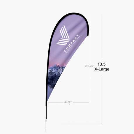 Teardrop Flag - X-Large 13.5 ft