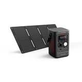 Jackery Explorer 300D portable power station with multiple outlets and compact design for outdoor and emergency use.