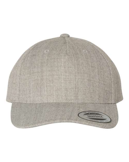 Premium Five-Panel Curved Bill Snapback Cap-AKD Ink