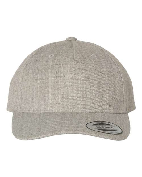 Premium Five-Panel Curved Bill Snapback Cap-AKD Ink