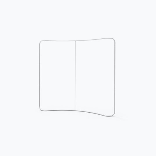8ft Curve Tension Fabric Display Hardware Only