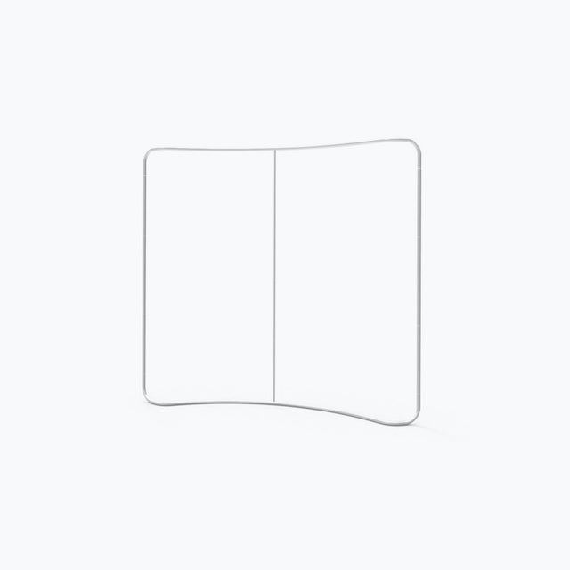 8ft Curve Tension Fabric Display Hardware Only