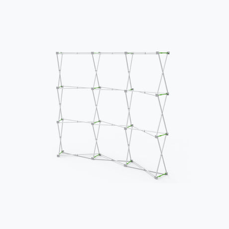 8ft Curve Velcro Fabric Pop Up Display Hardware Only
