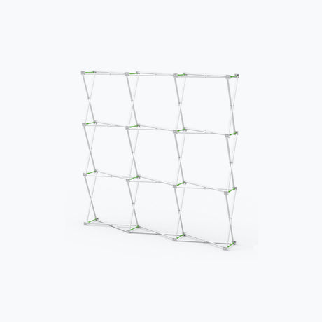 8ft Straight Velcro Fabric Pop Up Display Hardware Only