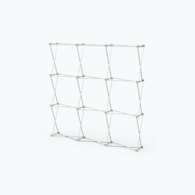 8ft Straight Velcro Fabric Pop Up Display Hardware Only