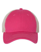 Contrast-Stitch Mesh-Back Cap