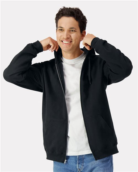 Unisex Softstyle® Full-Zip Hooded Sweatshirt-AKD Ink